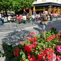 Outdoor cafés in Place Saint-Géry 